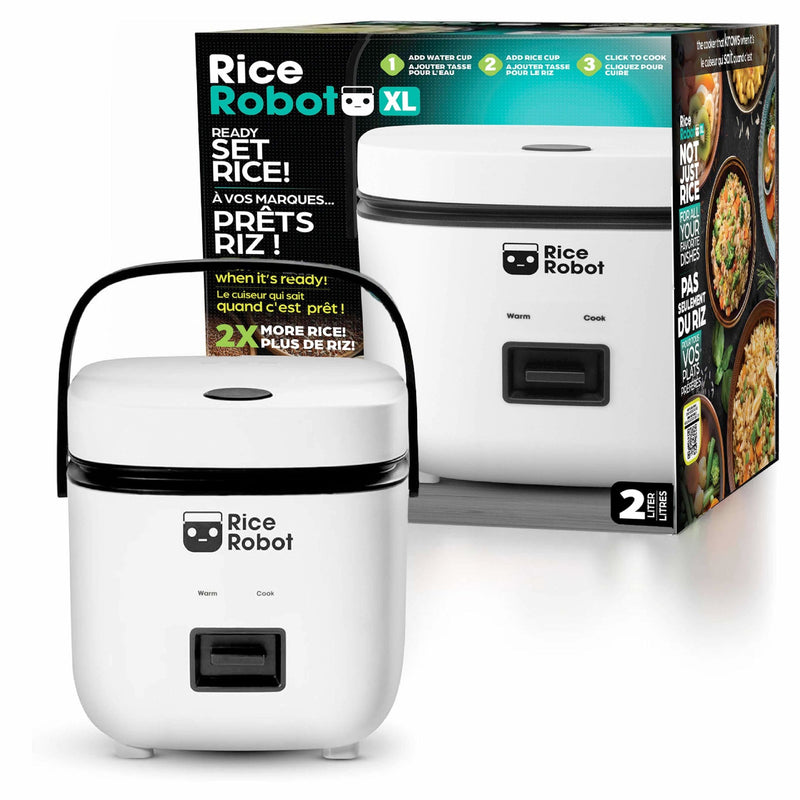 Nonstick Rice Cooker Robot, Large, 2-L Capacity J1476