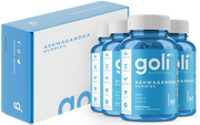 Goli 4 Bottles of Ashwagandha Gummies, Loyalty Bonus — KSM-66 Root Extract, Vitamin D