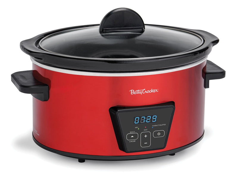 Digital Programmable Slow Cooker with Tempered Glass Lid, 5-qt A3874