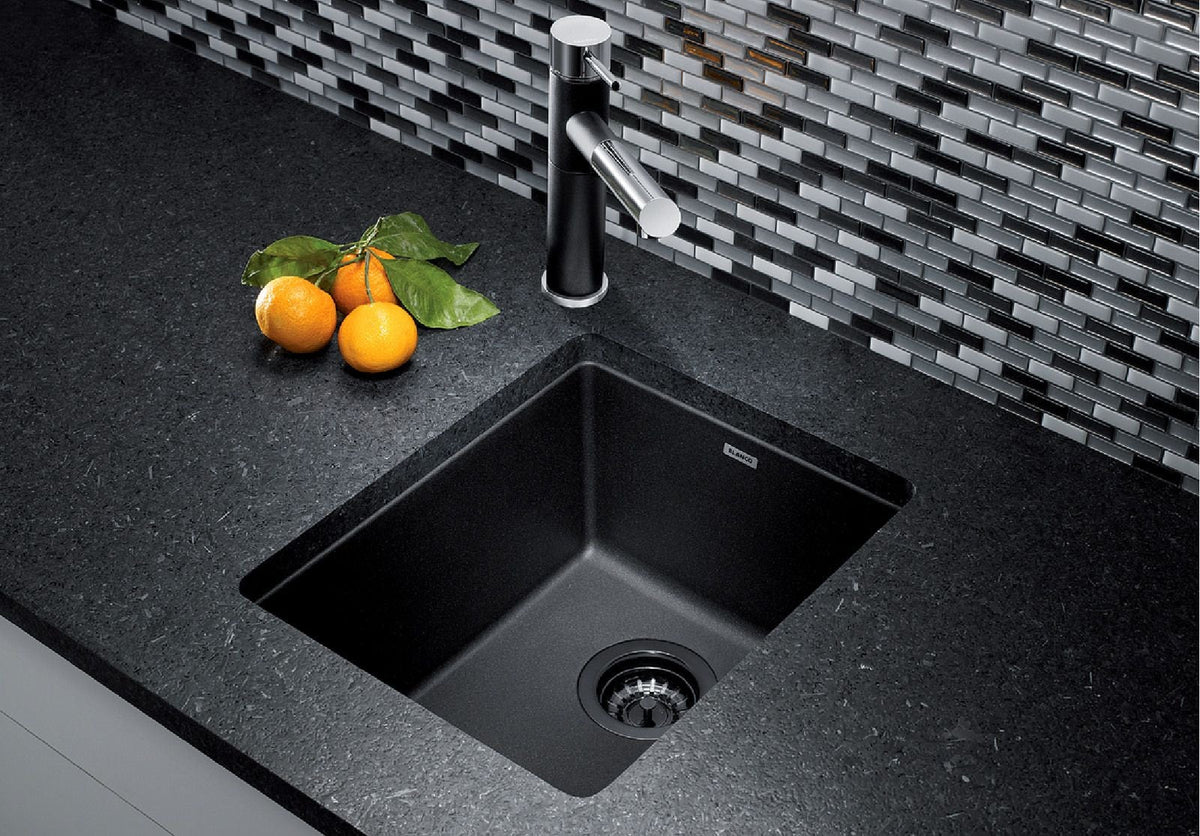 Precis 13-in Undermount Bar Sink, Cinder