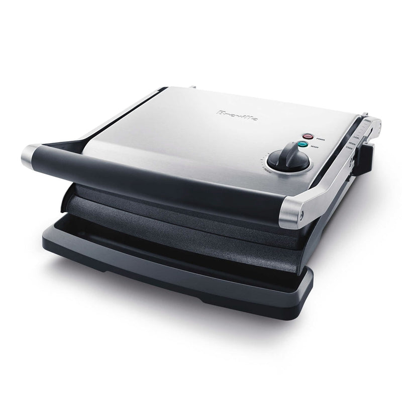 Panini Non-Stick Indoor Grill & Sandwich Press, Brushed Stainless Steel P3471