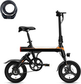 EB3 Electric Bike Adults 21mph, 500W Peak Motor, 270Wh Battery, Rear Suspension, 3 Levels Assist, 14" Folding Ebike for Adults and Teens, Complies to UL2849