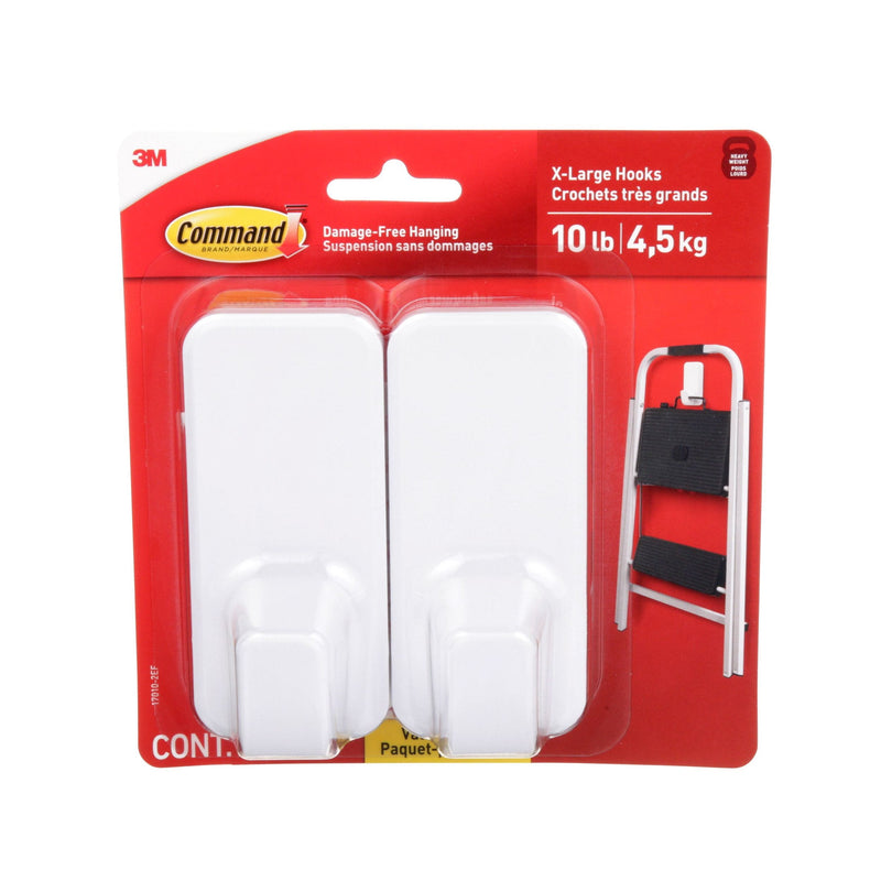 10-lb Jumbo Hook Value Pack, 17010-2EF | 2 Hooks, 6 Strips per Pack Y8154