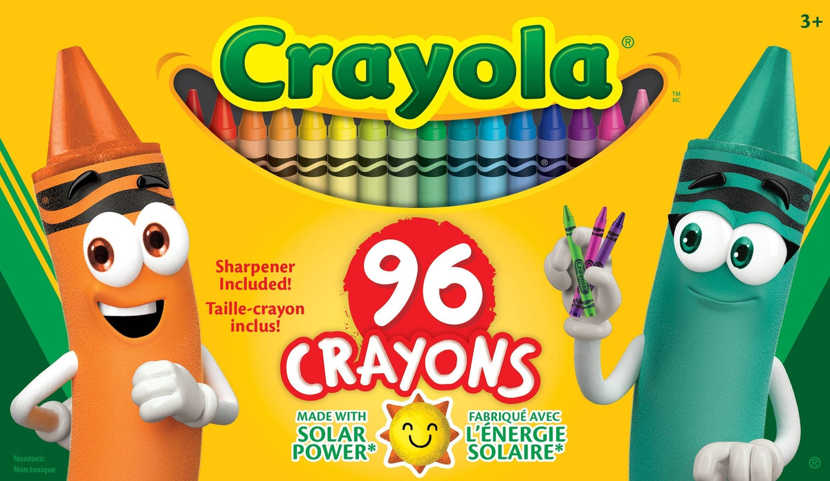 Crayons, 96 Pieces, Multicolour