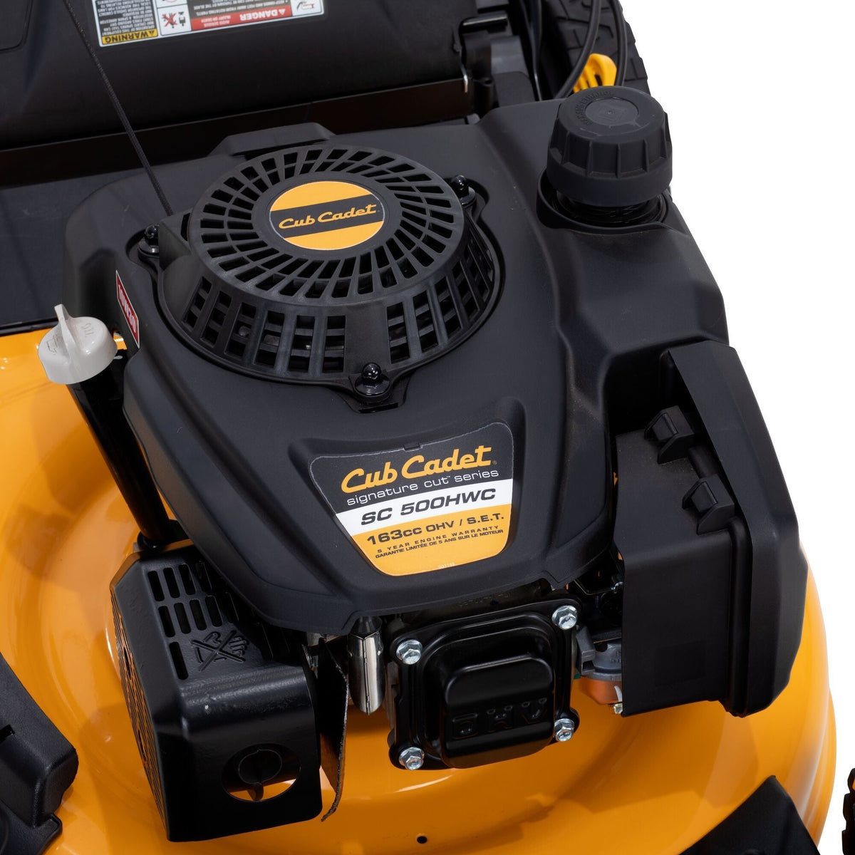 163cc 3-in-1 Gas Engine MySpeed RWD Walk Behind Self-Propelled Mower, 21-in
