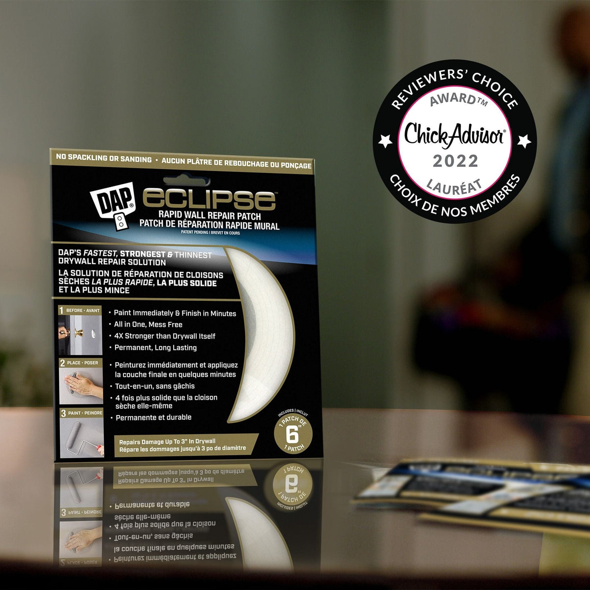Eclipse Wall Repair Patch, 4-in