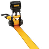 DXBC15006X 1,500-lb Ratchet Tie-Down, with Storage Bag, 1-in x 10-ft, 6-pk, Yellow