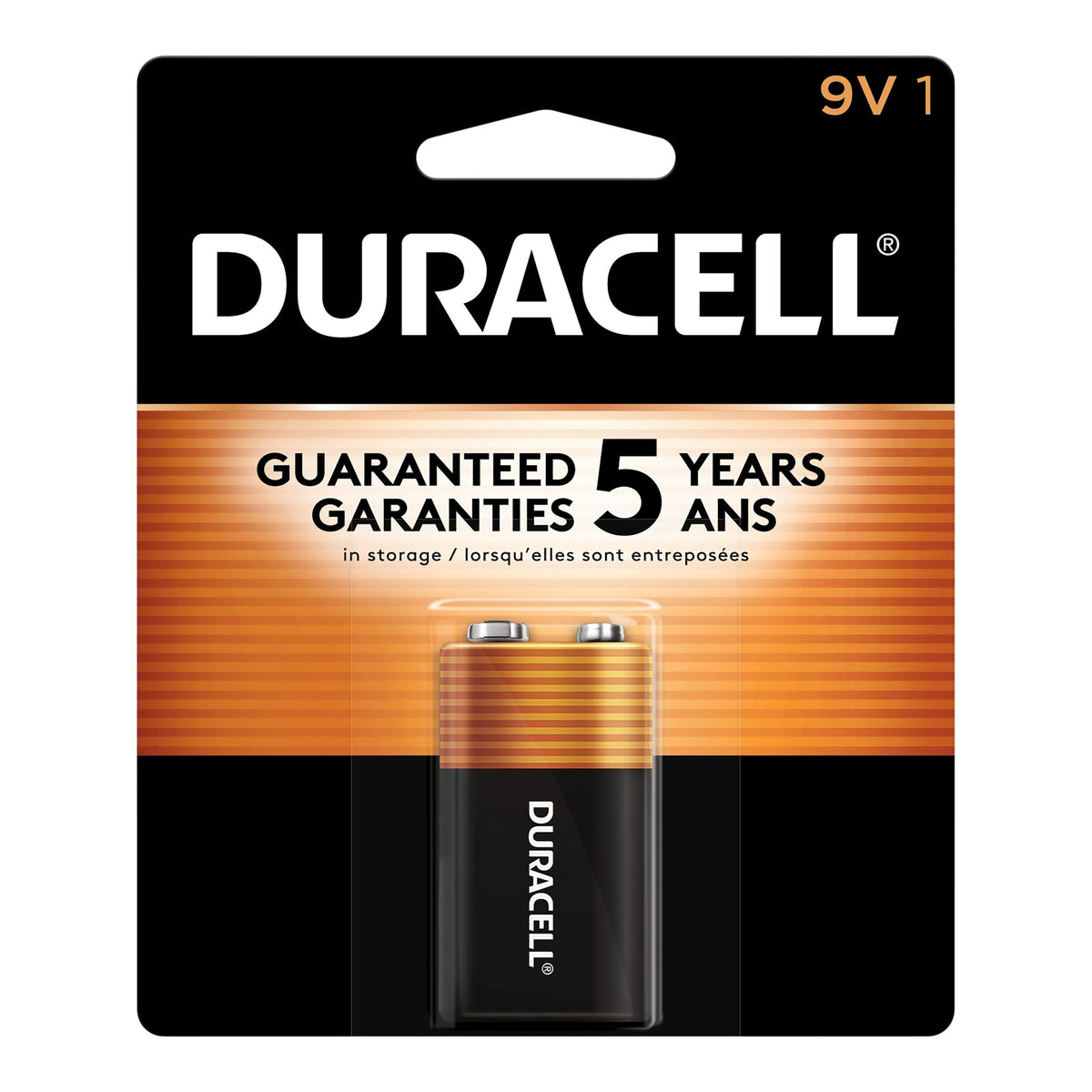 Coppertop 9V Alkaline Battery, All Purpose, 1-pk