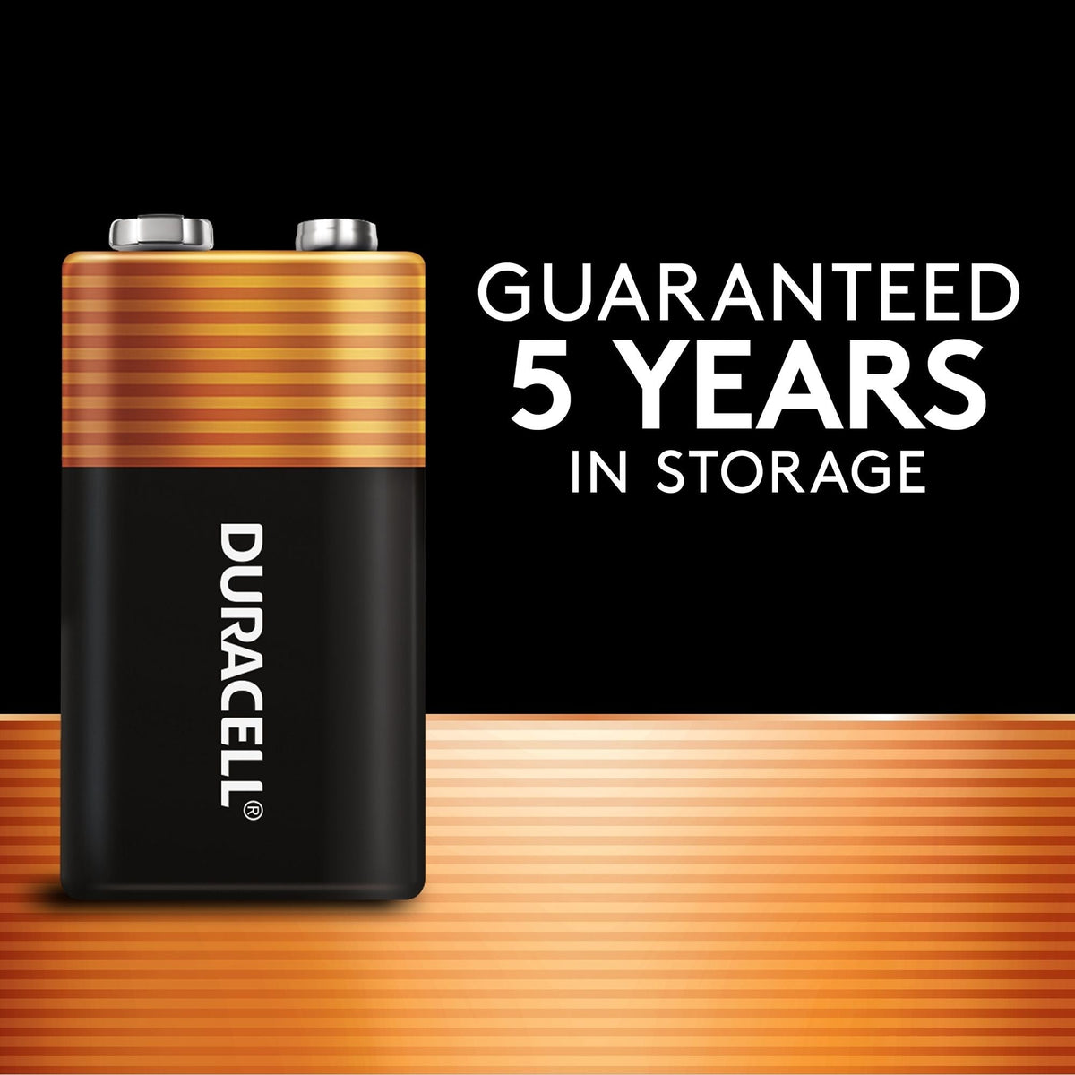 Coppertop 9V Alkaline Battery, All Purpose, 1-pk