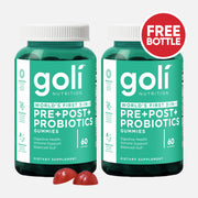 3-In-1 Pre, Post And Probiotic Blend — Goli® Probiotic+ Gummies Double Pack