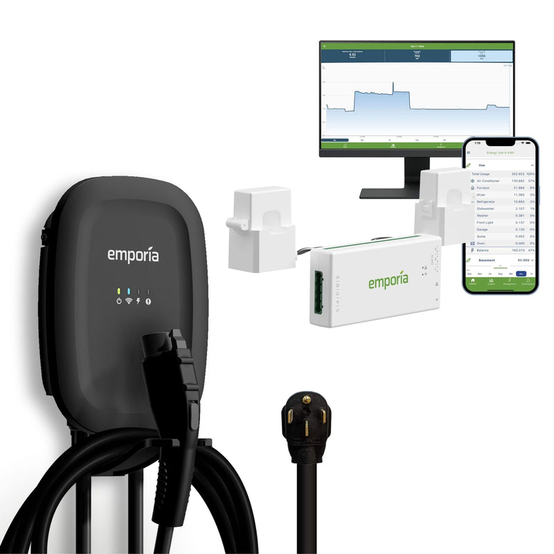 40A Wi-Fi Level 2 NEMA 14-50 J1772 EV Charger with Load Management J81