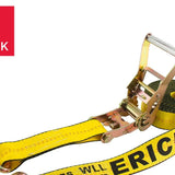 8.2 m (27 ft.) Ratchet Strap with Double J Hooks 2-pack