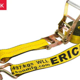 8.2 m (27 ft.) Ratchet Strap with Double J Hooks 2-pack
