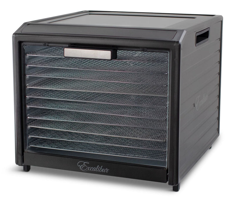 Performance Series 10-Tray Food Dehydrator, Steel, 700W, Stainless Steel, Black Z6391