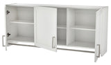 3-Door Wall Laundry Cabinet, White