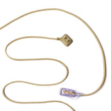 Globe 9-ft 16/2 Fabric Extension Cord, Right Angle Plug, 3 Outlets, Gold