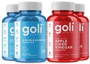 Goli Vegan Non-GMO Apple Cider Vinegar Plus Gelatin-Free Ashwa — GoliDeal - ACV & Ashwa Duo