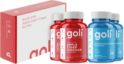 Goli Bundle Pack - ACV & Ashwa Duo — Gluten-Free Gummies with Vitamin D & B12