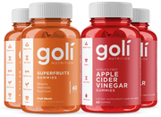 Goli Bundle Pack - ACV & Superfruits Duo — Vegan Gummies with Collagen-Enhancing Blend