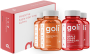 Goli Bundle Pack - ACV & Superfruits Duo — Vegan Gummies with Collagen-Enhancing Blend