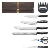 Forged Accent Knife Roll Set, 9-piece