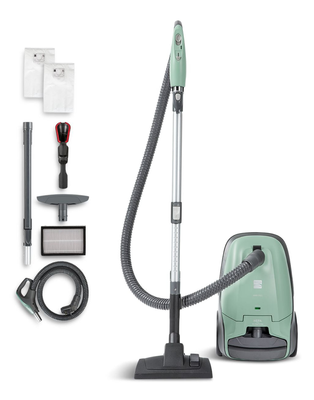 400 Series HEPA Multi-Surface Bagged Corded Canister Vacuum, 14-in, 12A