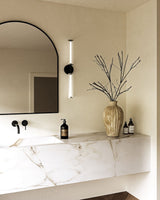 Braga 5-in Vanity Light, Black