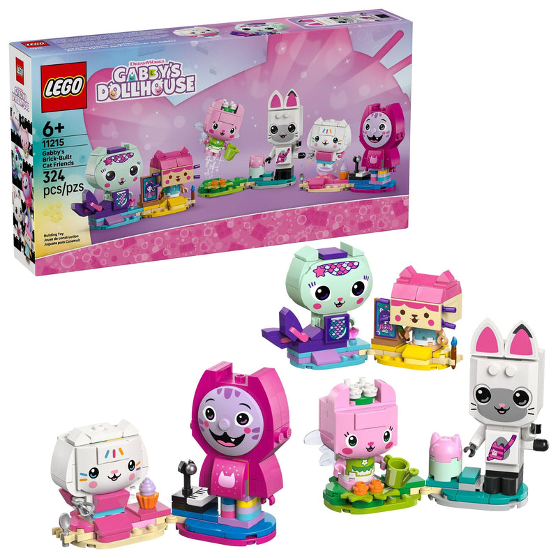 's Brick-Built Cat Friends - 11215, 324-pcs, Ages 6+ J435