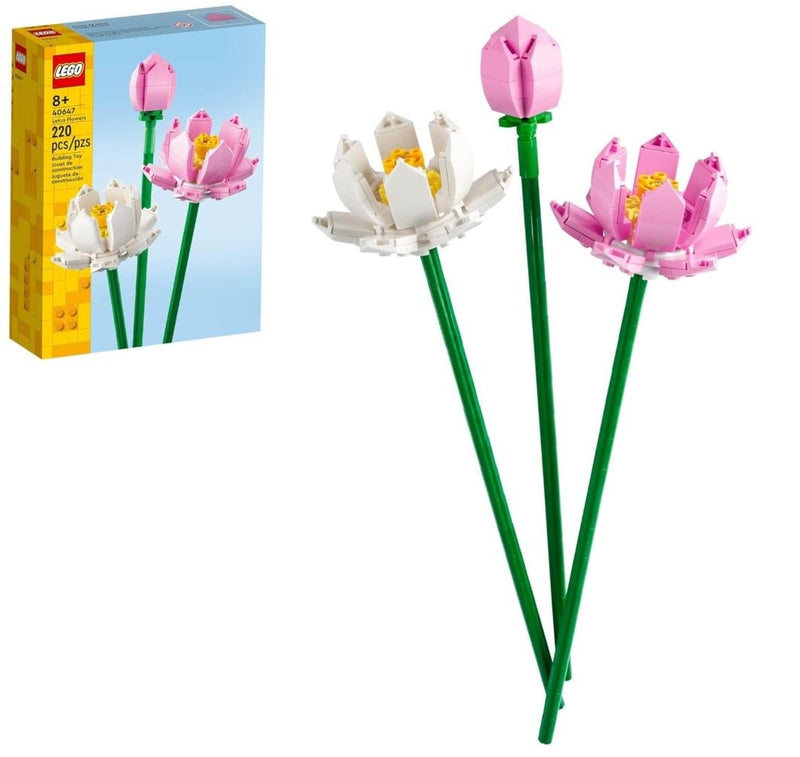 Lotus Flowers Building Set - 40647, 220-pcs, Ages 8+ P7359