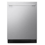 LG 24 in. Stainless Steel FlushFit Top Control Dishwasher with AutoVentDry and Floor Status Indicator