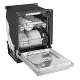 LG 24 in. Stainless Steel FlushFit Top Control Dishwasher with AutoVentDry and Floor Status Indicator