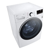 LG 5.2 cu ft. White Front Load Steam Washer with ThinQ Technology and Wi-Fi Enabled
