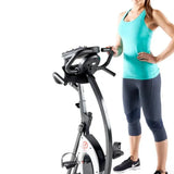 Marcy Foldable Exercise Bike with High-back Seat