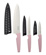 Knife Set with Colour Soft Touch Handle, 3-pc