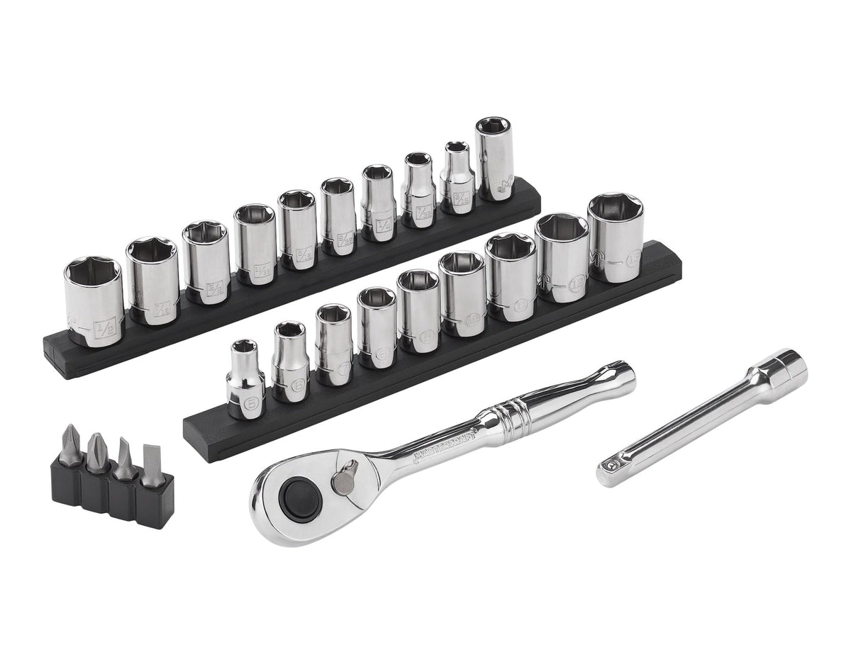 25 Piece 1/4" Drive Socket Set