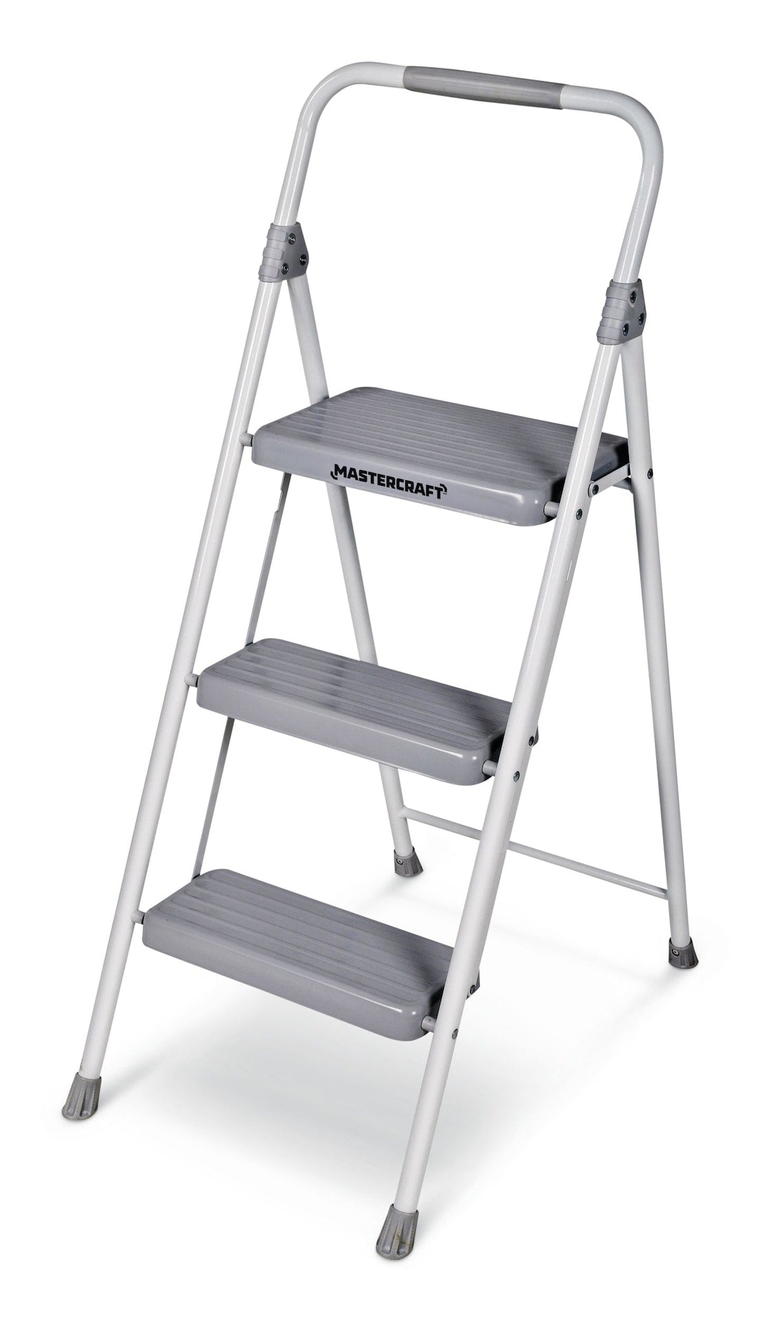 3-Step Metal Folding Step Stool, 225-lb, 3.2 ft