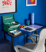 Mini Toolbox with 2 Drawers, Emerald