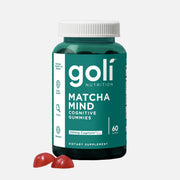 Green Tea Powder Brain Health Chews — Goli Nutrition Matcha Mind Gummies, 24-Bottle Multi-Pack