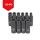 MAXIMUM 1/2-in Drive Deep Impact Socket Set, Metric, 10-pc