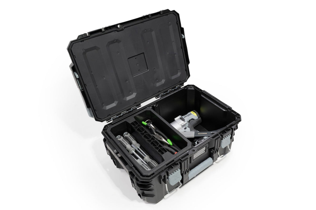 MAXIMUM Brix Modular Portable Medium Toolbox/Tool Storage, IP65, 23x16x11-in