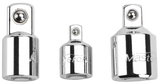 MAXIMUM Socket Adapter Set, 3-pc, Nickel-Chrome Plating