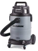 MAXIMUM VK811PH HEPA Certified Wet/Dry Shop Vacuum with Hose and Accessories, 30-L