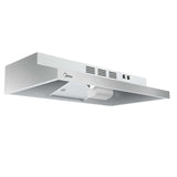 Basic 200 CFM Under the Cabinet Kitchen Exhaust Fan Range Hood, Stainless Steel, 30-in