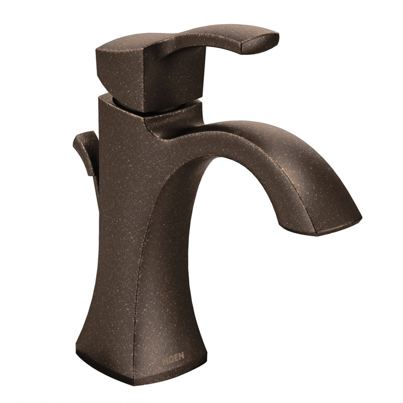 Voss Double Handle High Arc Single Hole Bathroom Sink Faucet, WaterSense Certified, Oil Rubbed Bronze Z136