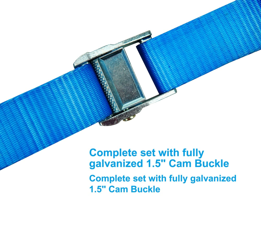 1,200-lb Motorcycle Tie Down Strap, 1 3/8-in x 12-ft