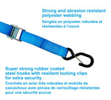 1,200-lb Motorcycle Tie Down Strap, 1 3/8-in x 12-ft