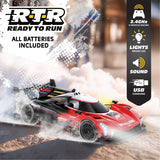 MotorDayz 1:8 R/C USB-Powered V-Series Forza Motorsport Cover Feature Toy Vehicle for Ages 6+