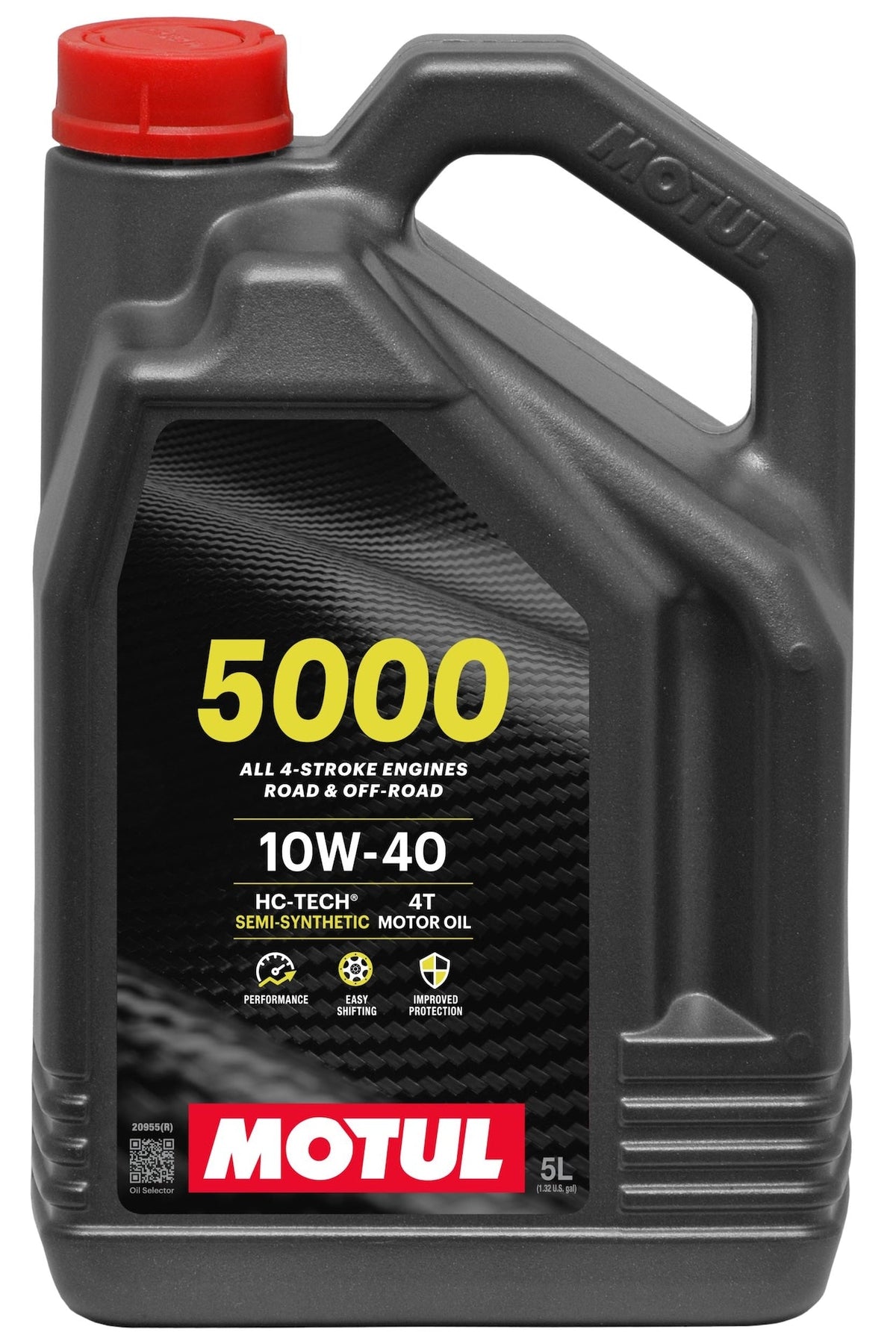 5000 4-Stroke Semi-Synthetic 10W40 Motor Oil, 5-L