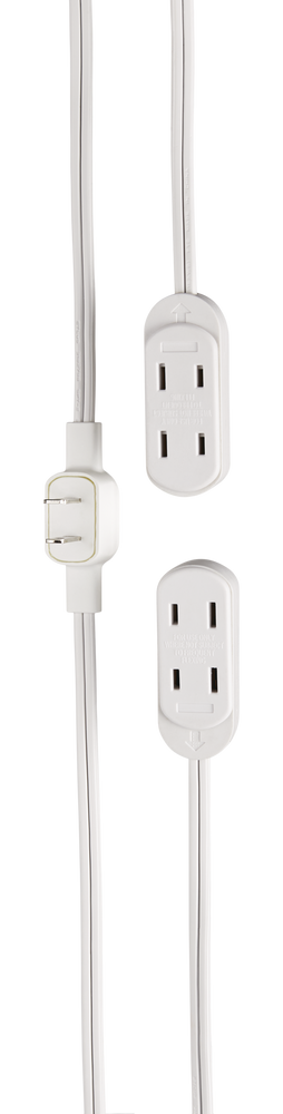 Dual 6-ft Cords with Flat Plug