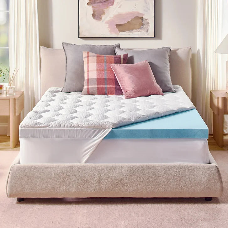 Novaform Pillow Top Plus Gel Memory Foam 4-inch Mattress Topper G4399